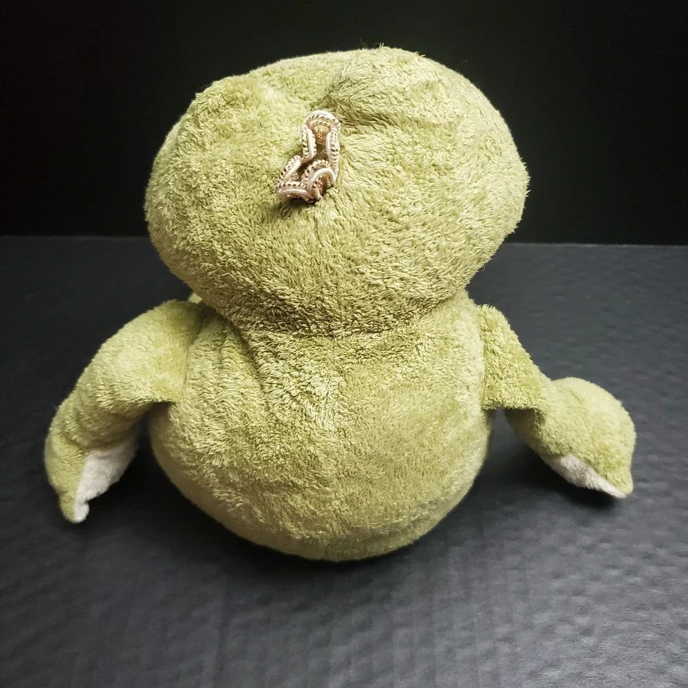 Ty Classic Frog Plush Light Green Prince Princess Crown KISSED 2006 No Tush Tags